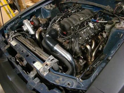 1987 - 1993 Mustang LSX Swapped Foxbody Single Turbo System 