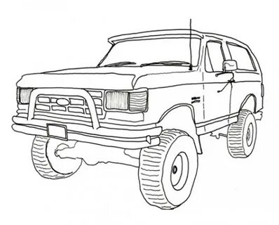 Camioneta Colorear Ford Dibujo Pintar Dibujos Camionetas Dib