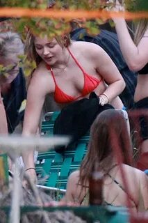 Chloe Moretz in a Bikini On the Set of Neighbors 2 in LA, Oc