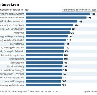 Fachkräftemangel: Deutschland fehlen Lokführer und Klempner 