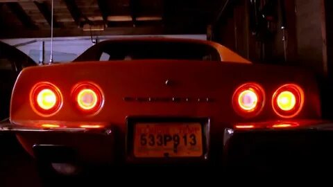 C3 1973 Corvette LED Halos and Taillights - YouTube