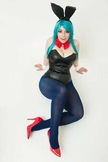 Cosplayaholic в Твиттере: "Momokun as Bunny Bulma #Cosplay v