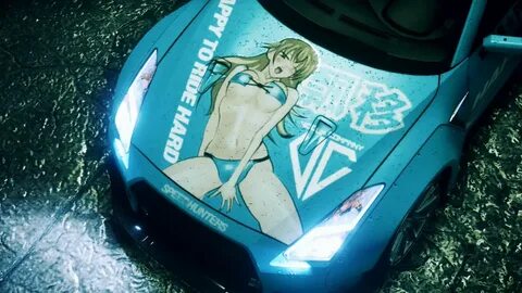 Anime Girl Car Wrap