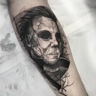 Desenho tattoo, Michael myers, Tatoo