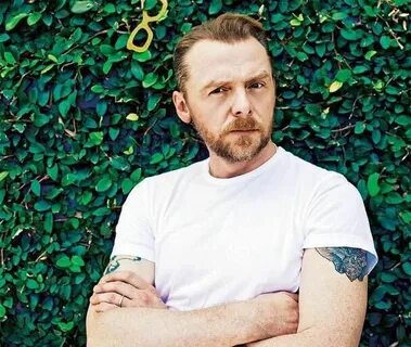 simon pegg - I don’t usually dig a guy with tattoos, which i