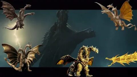 All of The Most Powerful Versions of King Ghidorah - YouTube