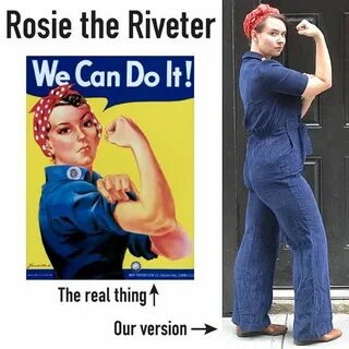 Rosie the Riveter #costume #DIY #Halloween Rosie the riveter