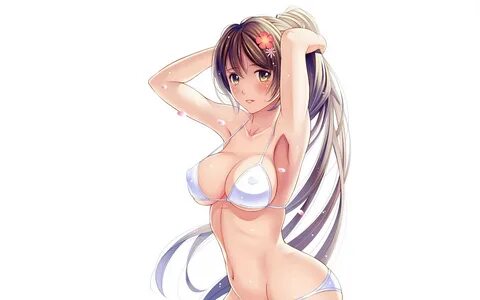 Anime girl big boobs transparent