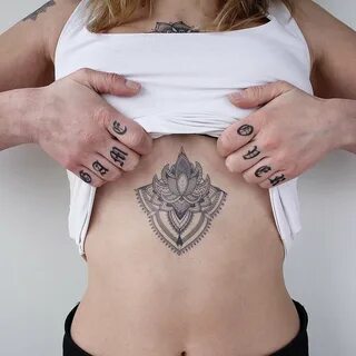 Under Breast Mandala Tattoo - Фото база