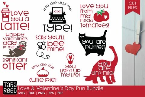 Valentine's Day and Love Pun Bundle (137143) SVGs Design Bun