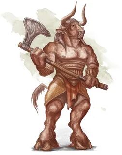 Минотавр (Minotaur) Существа Инструменты мастера D&D