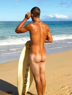 Provocative Wave for Men: Provocative Naked Surfer Dudes