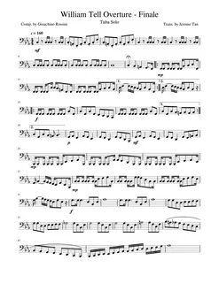William Tell Overture - Finale - Tuba Solo - piano tutorial