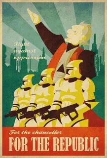 Palpatine's propaganda poster by Feinobi on deviantART Star 