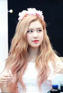 BLACKPINK-Rosé 180819 OLENS Fansign Event Rambut warna warni