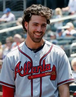 Dansby Swanson of the Atlanta Braves in action against the N