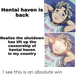 Hentai Haven Is Back Realize the Shutdown Has Lift Up the Ce