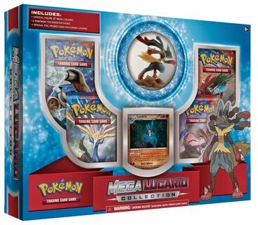 Pokémon: EX Power Trio Tins and Mega Lucario Collection Purp