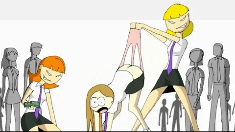 Funny animation videos HD School girl fight #5 - YouTube