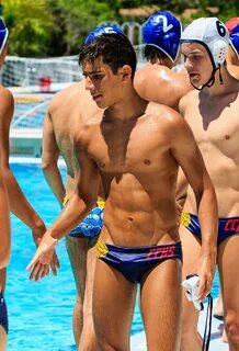 Young guys in speedos