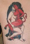 She Devil and Nun tattoo