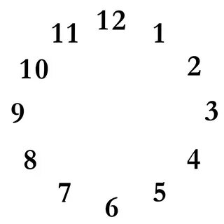 not enough hours in the day Clock template, Clock face print