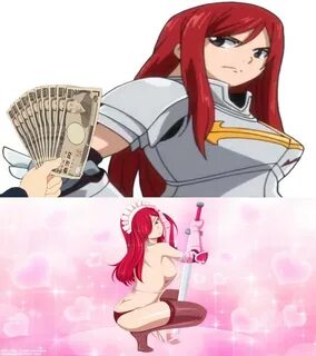Erza version Fistful of Yen Know Your Meme