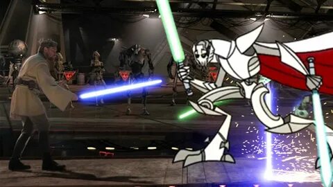 Obi-Wan vs General Grievous but with Grievous's 2003 theme S