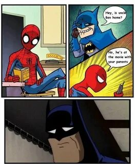 spiderman and batman Batman vs spiderman, Funny memes, Super