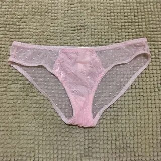 cotton on size xs pink sheer panties