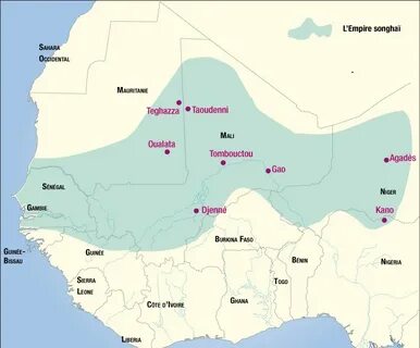 Le 3 Grands Empires Ghana-Mali-Songhai