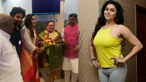 Popular South Indian actress Namitha joins BJP - INDIA - GEN