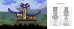 Dynasty Mansion Terraria Build Items Used List By Daedalus -