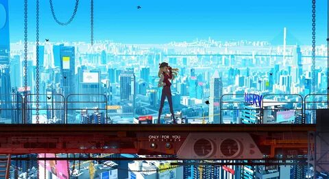 Evangelion Asuka 4K - живые обои аниме СКАЧАТЬ БЕСПЛАТНО #30