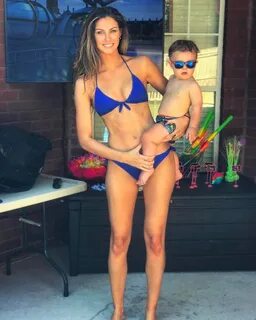 Katherine Webb-McCarron Shows Off Toned Bod with Son PEOPLE.