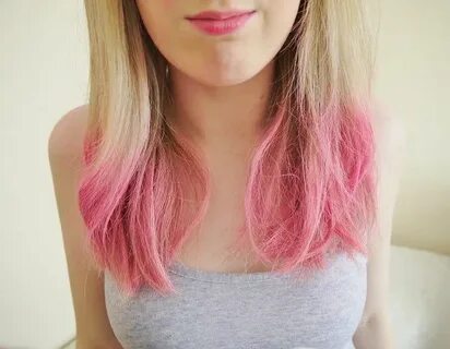 Pink Dip Dye Hair Dip dye hair, Dipped hair, Pink hair