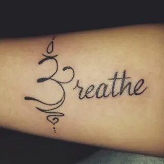 Just breathe 🍃 Inspirational tattoos, Just breathe tattoo, M