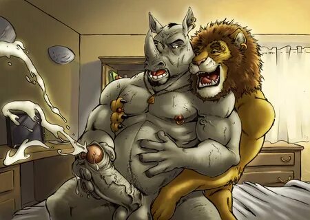 The Big ImageBoard (TBIB) - cum feline gay lion male rhino 2