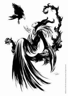 MALEFICENT by eDufRancisco Disney silhouette art, Maleficent