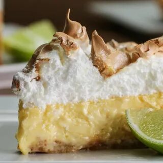 Key Lime Pie With Toasted Marshmallow Meringue Recipe by Tas