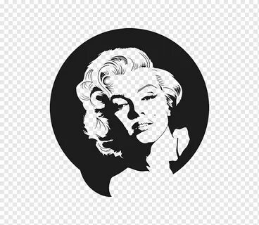 Marilyn Monroe Painting Drawing Wall decal, merlin monro, wa