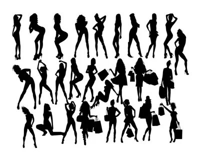 Woman Silhouette Svg Woman SVG Women Clip Art Sexy Girl Etsy