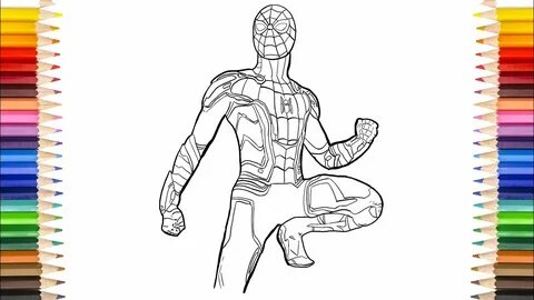 SPIDER-MAN Best Suit Coloring Pages New Suit Design Coloring