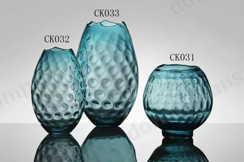 Ваза Blue Glass Vase CK032 в стиле прованс
