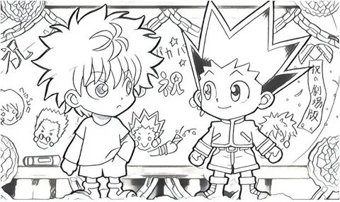 Hunter x Hunter Coloring Pages 100 Pictures Free Printable