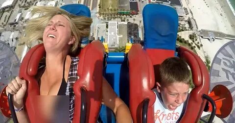 5 Hilarious Reactions from People on the Slingshot Ride - Fu