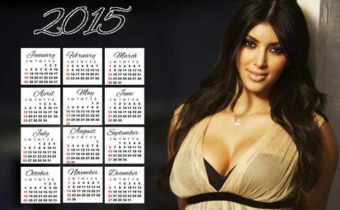 Women Celebrity 2015 Calendar Printable Wallpapers Free - Tr