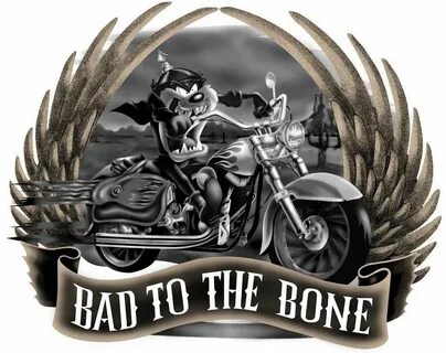 Bad To The Bone Harley davidson artwork, Biker art, Harley