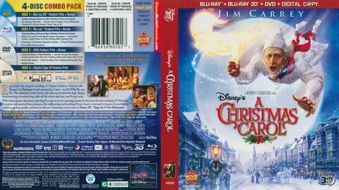 A Christmas Carol 3D 2009 Blu-Ray Covers Cover Century Over 