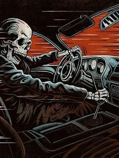 Create meme "lowrider, skeleton at the wheel" - Pictures - M